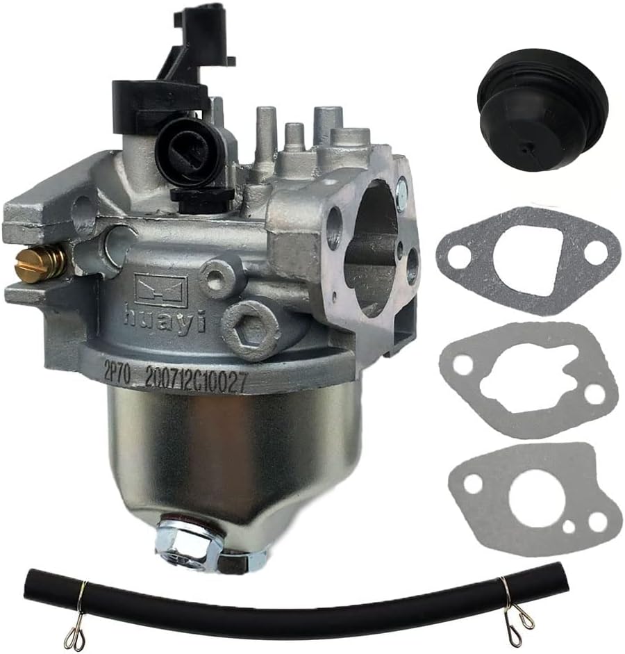 Carburetor Carb for A201658 Powermate PFTT140BE PFTT150B Front Tine Tiller, PWFT14022 Field Trimmer, PFTT142 11 150cc Front Tine Tiller, Huskee 21 Cutting Width Trimmer HUAYi 2P70B