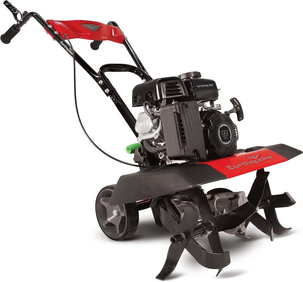 Earthquake 20015 Versa Front Tine Tiller Cultivator with 99cc 4-Cycle Viper Engine, 5 Year Warranty